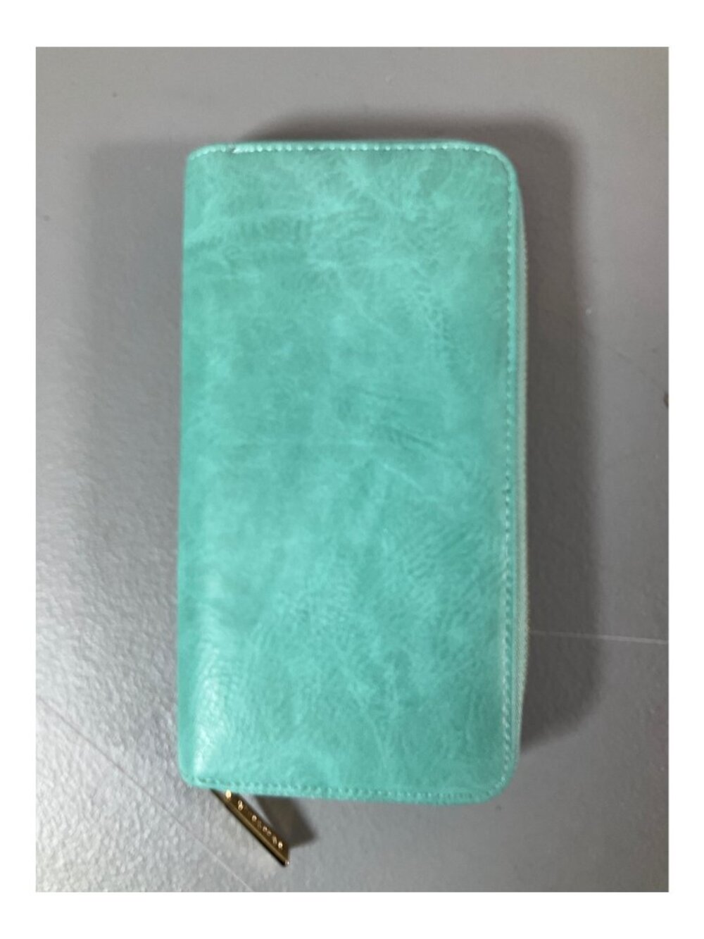 ahdorned Unisex Aqua Faux Leather RFID Wallet - Stylish RFID Protection